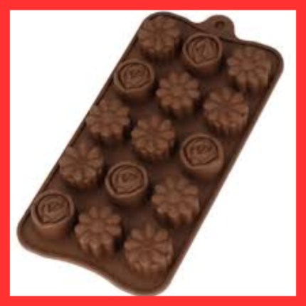 Flower Shaped Silicon Chocolate Mold